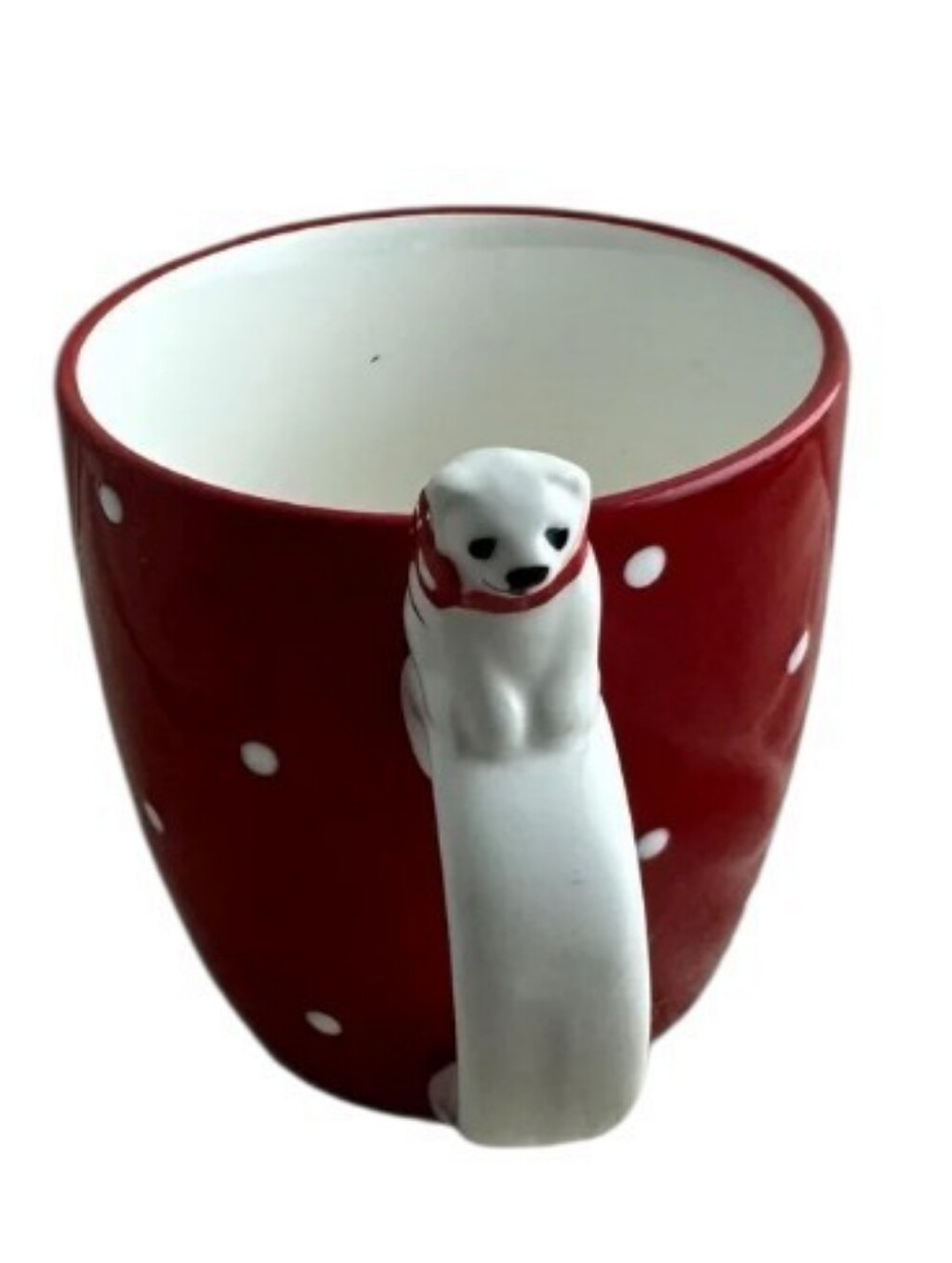 Kate Williams for Global Design Connections Red White Polka Dot Polar Bears